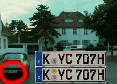 Hotel Post in Shoah (1985) – licence plate.jpg