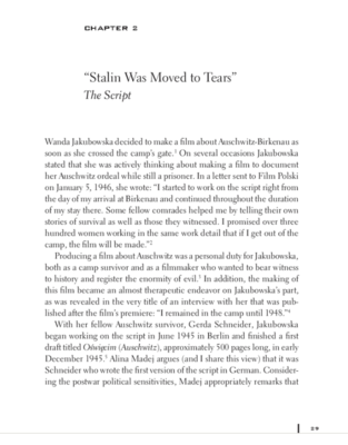 “Stalin Was Moved to Tears” The Script from Screening Auschwitz Wanda Jakubowska's The Last Stage and the Politics of Commemoration on JSTOR 01.png