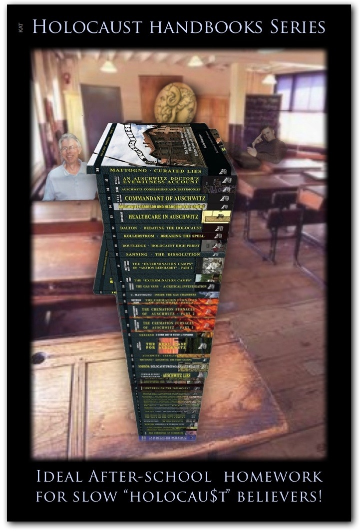 The Realist Report – Carolyn Yeager - Sep 2017 - Montage Holo Handbooks in class Poster.jpg