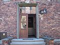 Entrance to block 4 with the exhibition Extermination