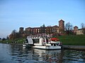 mit dem Boot auf der Wawel