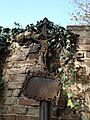 Grabkreuz auf dem Friedhof vom Sedlec Ossarium