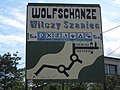 Hinweisschild zur Wolfsschanze