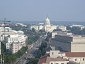 United States Capitol vom Old Post Office aus fotografiert